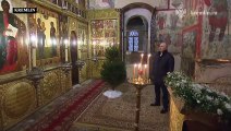 بوتين يحيي عيد الميلاد في كنيسة في الكرملين