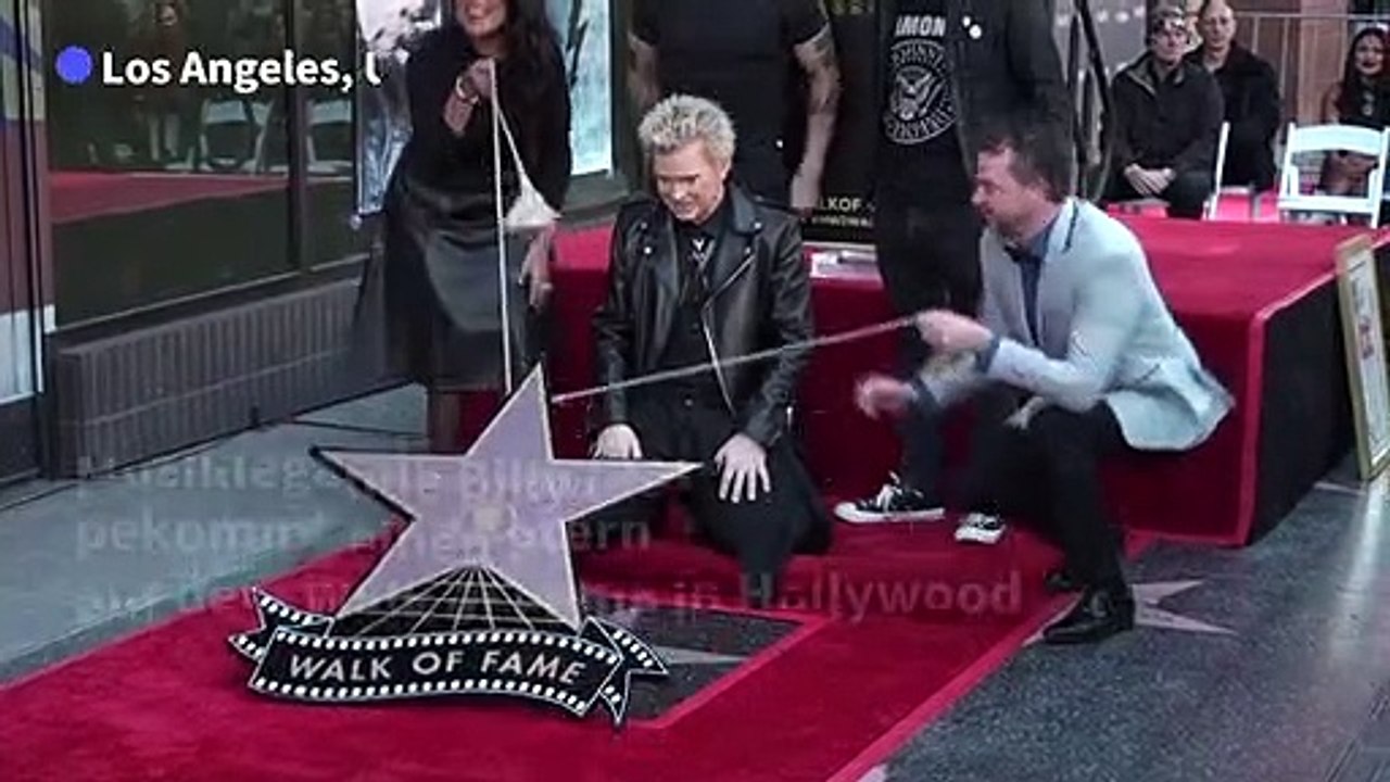 Billy Idol bekommt Stern auf dem Walk of Fame in Hollywood