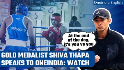 Mens National Boxing: Shiva Thapa clinches gold | Watch exclusive interview | Oneindia News*Sports