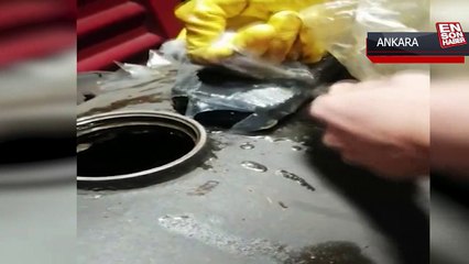 Araçların yedek lastik ve yağ deposunda 132 cep telefonu ele geçirildi