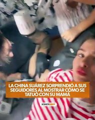La China Suárez y su mamá comparten un emotivo tatuaje juntas ✨