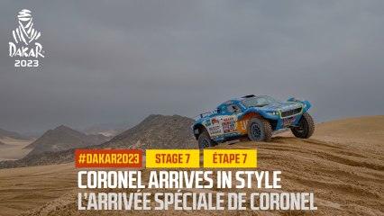 Coronel arrives in style / L'arrivée spéciale de Coronel - Étape 7 / Stage 7 - #Dakar2023