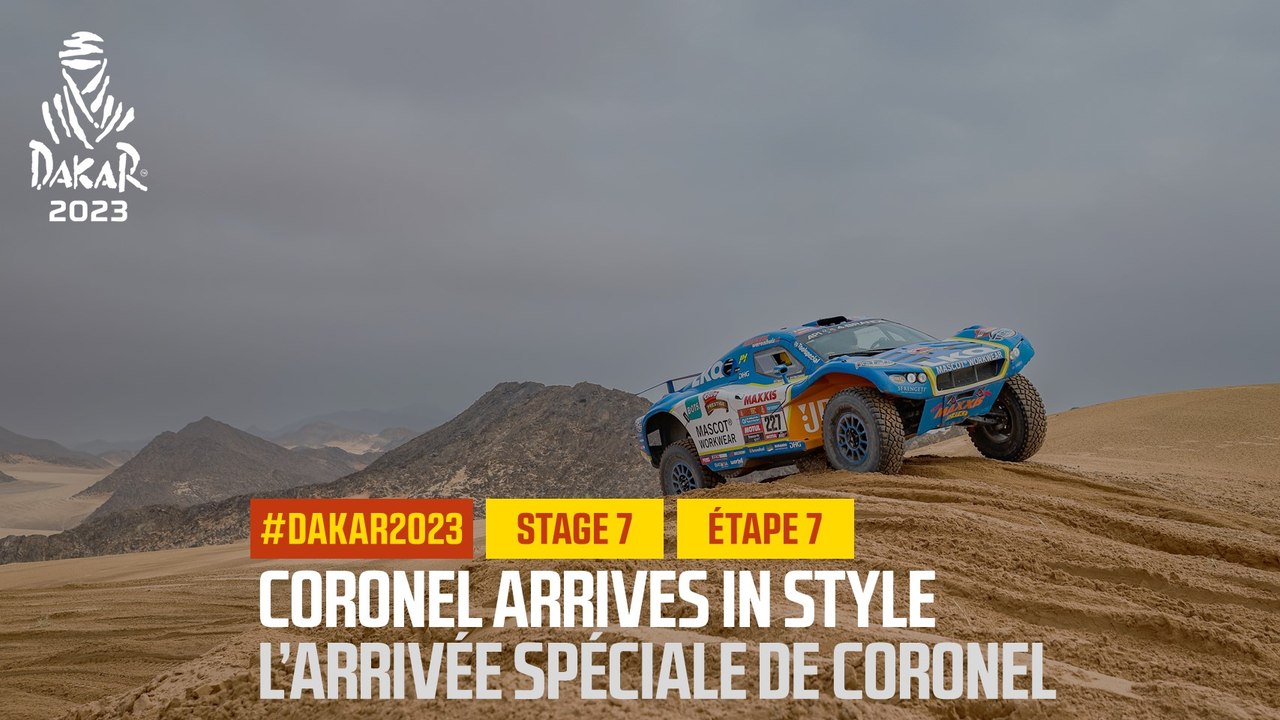 Coronel arrives in style / L'arrivée spéciale d...
