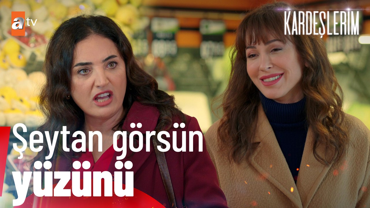 Şengül ve Gönül manavda karşılaşınca ortam kızıştı - Kardeşlerim 74. Bölüm