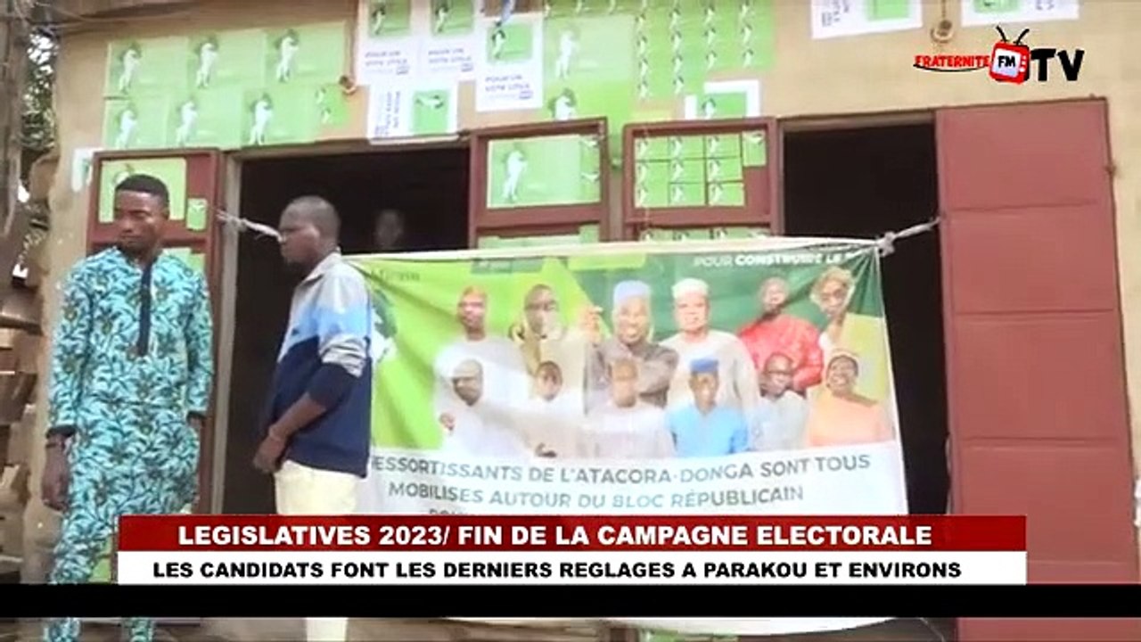 Législatives 2023 - fin de la campagne électorale