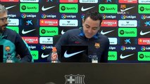 Rueda de prensa de Xavi Hernández previa al Atlético vs. Barcelona