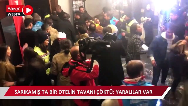 Sarıkamış şehitlerini anma etkinliğinde salonun tavanı çöktü