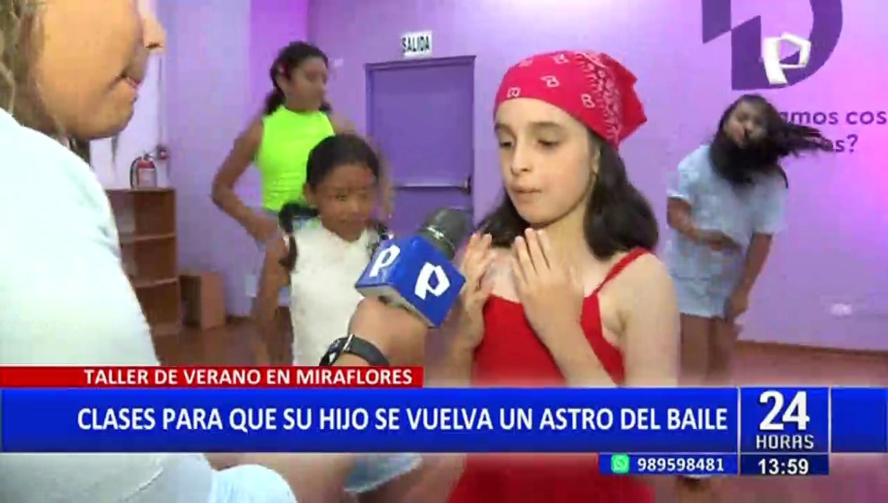 Miraflores: Presentan talleres de verano para que tu hijo sea un astro del baile