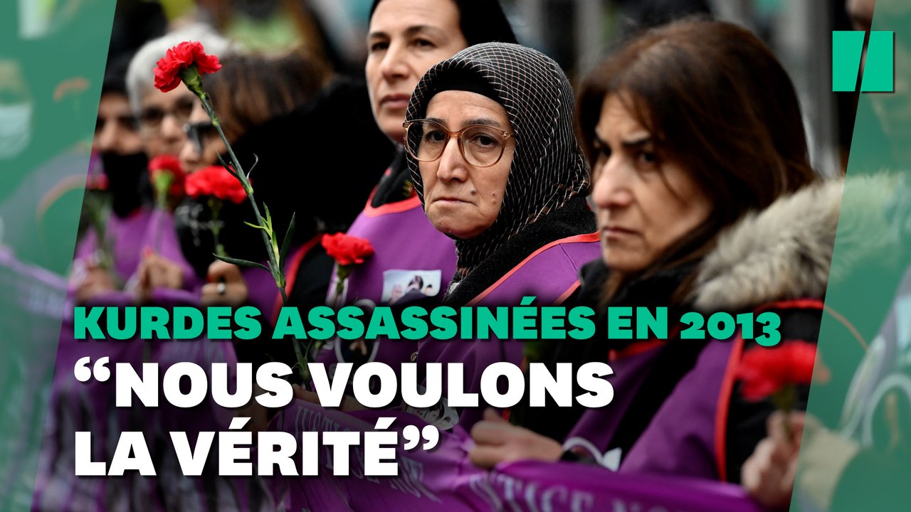 À Paris, 10 ans après l’assassinat de militantes kurdes, des milliers de personnes manifestent