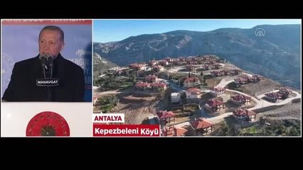 Cumhurbaşkanı Erdoğan: "Manavgat'ı yeni yatırımlar ve desteklerle çok daha ileri seviyelere çıkartmakta kararlıyız"