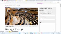 Nyheter på lätt svenska - قوانين جديدة واقتراح اليمين بإلغاء تعليم اللغة الأم في المدارس السويدية