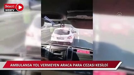 Télécharger la video: Esenler'de ambulansa yol vermeyen sürücüye para cezası kesildi