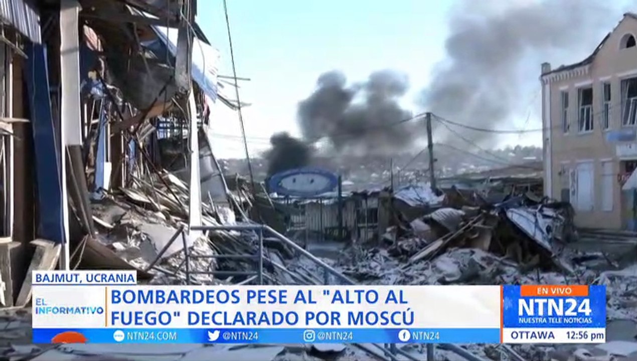 Gobierno ruso asegura que "respeta el cese el fuego pese a bombardeos ucranianos"
