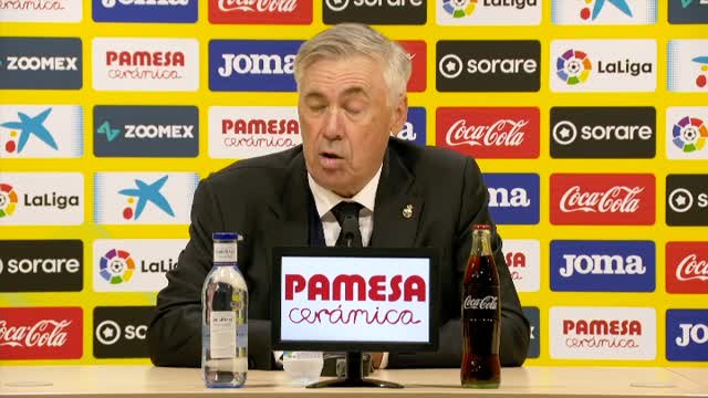 Ancelotti reconoce que el Villarreal ha jugado mejor que nosotros