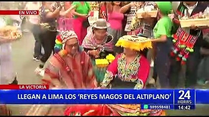 La Victoria: Llegan “Los reyes magos del altiplano” a Lima