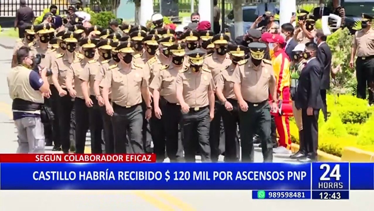 Pedro Castillo: expresidenta habría recibido $120 por ascensos en la PNP, según la Fiscalía