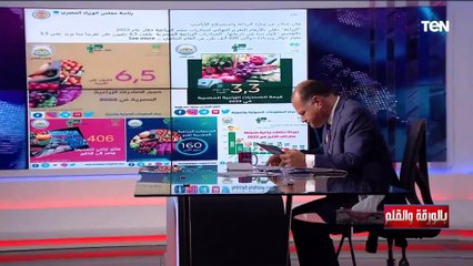 الديهي: وزارة الزراعة لأول مرة تصدر ب 6.5 ملايين طن.. وأحنا عندنا إمكانات ونقدر نضاعفها