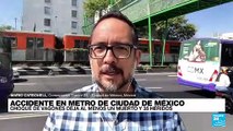 Informe desde Ciudad de México: choque de vagones del metro bajo investigación