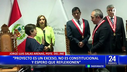Imelda Tumialán juramentó como presidenta de la Junta Nacional de Justicia