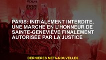 Paris: Initialement interdit, une marche en l'honneur de Sainte-Geneviève finalement autorisée par l