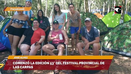 Comenzó la edición 53° del festival provincial de las carpas