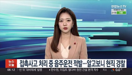 접촉사고 처리 중 음주운전 적발…알고보니 현직 경찰