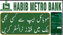 How funds are transfer from habib metro _ how to transfer money to existing beneficiary of habib metro bank _ Habib metro funds transfer _