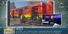 México: Choque de dos trenes deja un muerto y 57 heridos