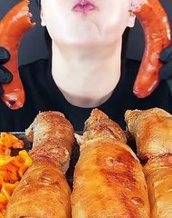 eating vej moton video spicy chicken best eating short video