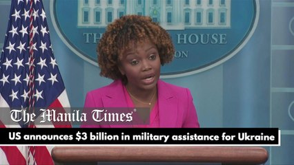 US announces $3 billion in military assistance for Ukraine
