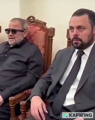 جورج وسوف ينهار في عزاء نجله