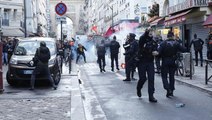 Fransa PKK'yı görmezden gelmeye devam ediyor! Terör örgütü yandaşları Paris'te Türkiye aleyhinde sloganlar attı