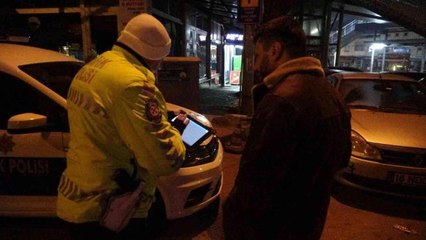 2.96 promil alkollü çıktı, polise "Bu kadar heyecan yapmaya gerek yok" diyerek çıkıştı