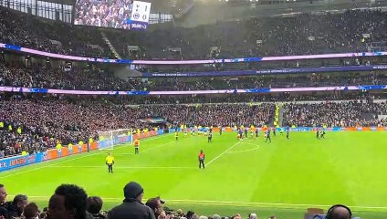 Portsmouth fans @ full-time against Spurs
