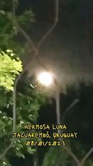 Hermosa Luna! Tacuarembó, Uruguay (07/01/2023)