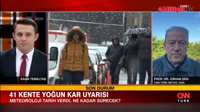 41 ile yoğun kar uyarısı! Meteoroloji tarih verdi, günlerce sürecek