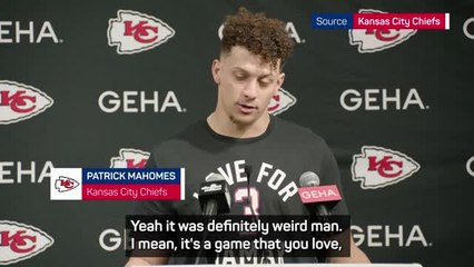 Return to action 'weird' for Mahomes after Hamlin collapse