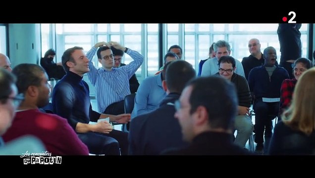 Emmanuel Macron se confie sur son couple, sa différence d'âge avec Brigitte Macron dans Les rencontres du Papotin sur France 2.