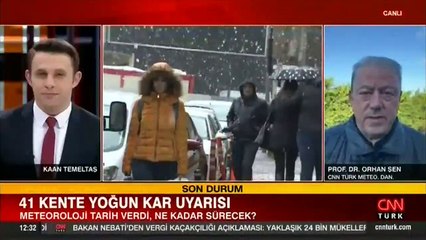 Beklenen kar geliyor mu? Prof. Dr. Orhan Şen yanıtladı