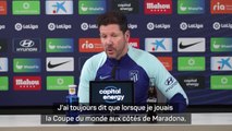 Atlético Madrid - Pour Simeone, comme Maradona, Messi donne le sentiment qu’il est très difficile de perdre avec lui