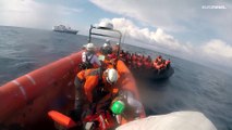 Médicos Sin Fronteras rescasta a 73 migrantes tras un naufragio en el Mediterráneo