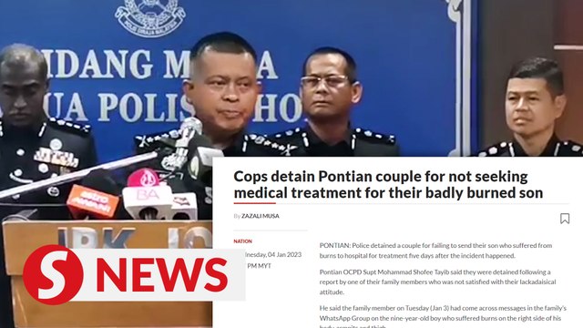 Couple thought they could treat child's severe burns themselves, say JB cops