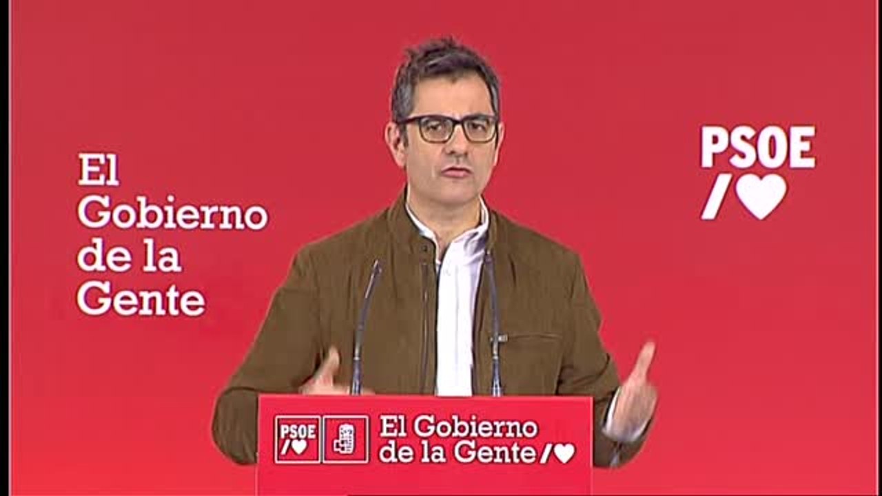 Bolaños pide a Feijóo que "acepte la realidad" y asuma que España aguanta lo peor de la crisis