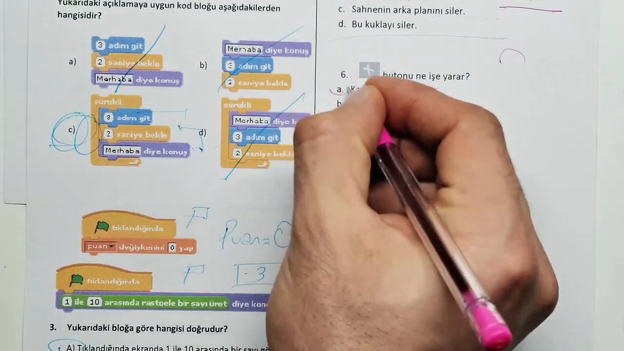 8.Sınıf Bilişim Teknolojileri 1.Dönem 2.Yazılı Soruları ve Çözümü Yeni