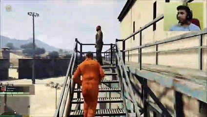 FRANKLIN ESCAPE FROM PRISON  GTA V GAMEPLAY 4