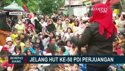 Begini Kemeriahan Rangkaian Acara Jelang HUT Ke-50 PDI Perjuangan