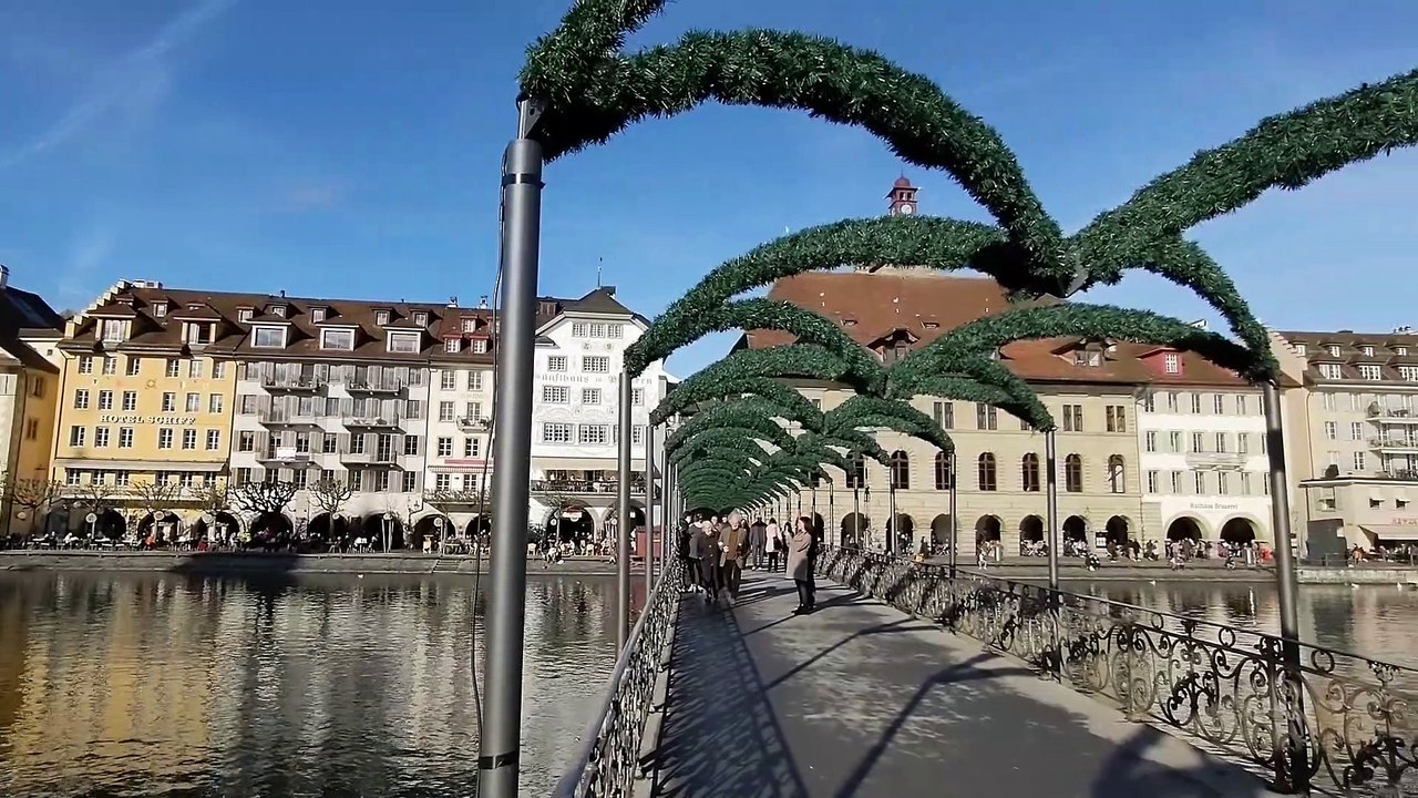 Lucerne et le pont de la Chapelle