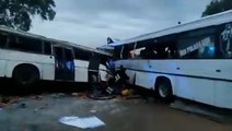 Senegal bus crash: Footage shows devastating aftermath of collision that killed at least 38