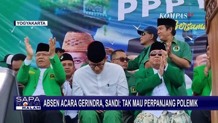 Absen Acara Gerindra, Sandiaga Uno: Saya Tak Ingin Perpanjang Polemik