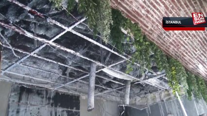 Avcılar'da kafede yangın çıktı